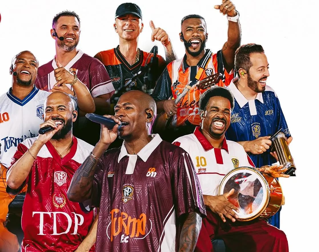 Turma do Pagode lança 'Tchauzinho' e celebra superação amorosa