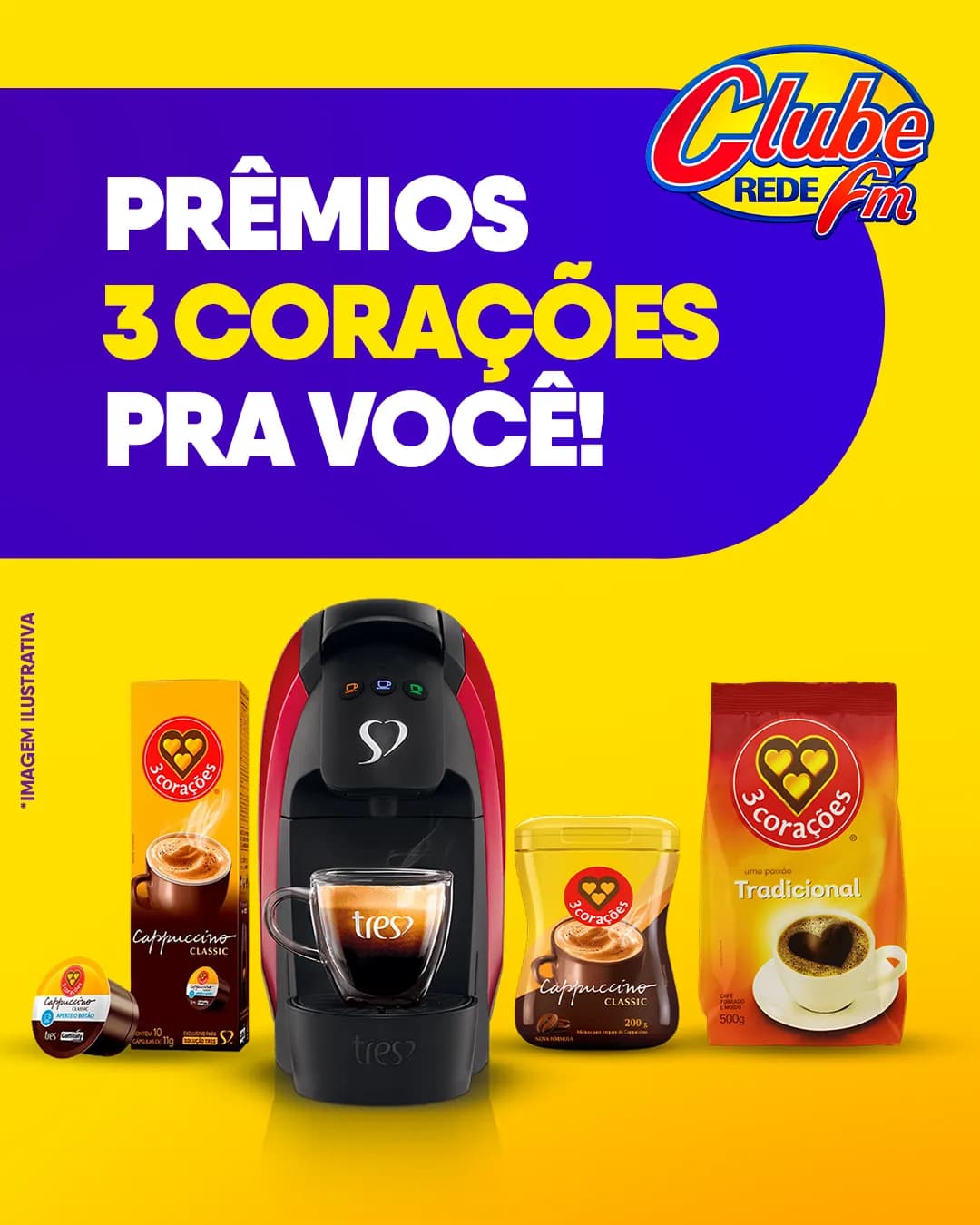 Muitos prêmios 3 corações aqui na Clube!
