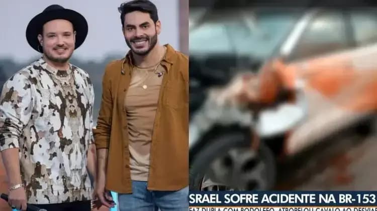 Israel, dupla de Rodolffo, sofre acidente e estado de saúde vem à tona