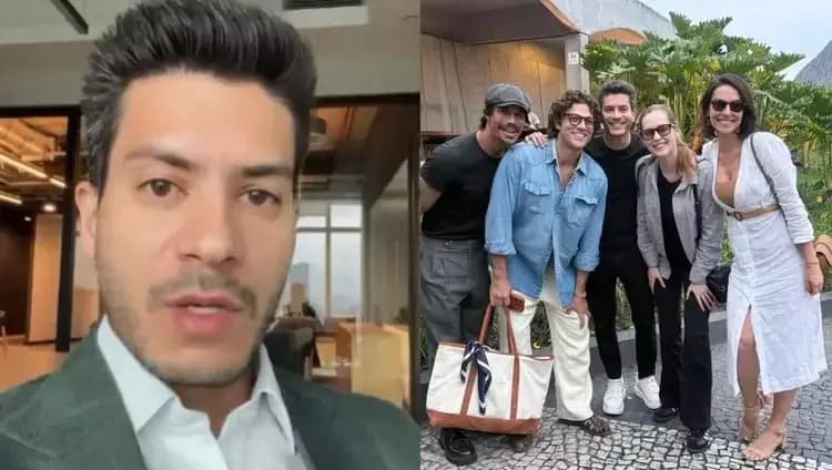 Arthur Aguiar explica foto sorrindo após enterro de Lua Blanco