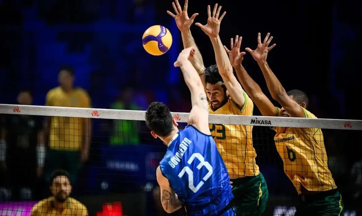 Vôlei: Brasil é superado pela Itália, o 2º revés na Liga das Nações