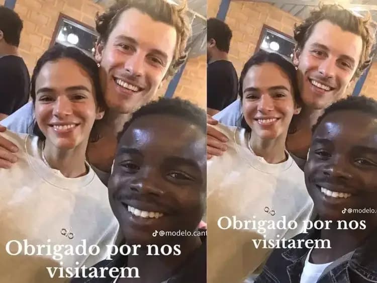 Bruna Marquezine e Shawn Mendes surgem em ação humanitária na Angola