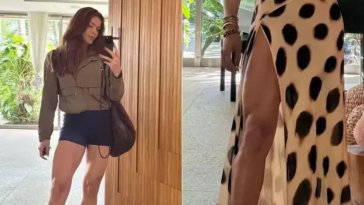 O treino de Grazi Massafera para ficar com as coxas definidas aos 43 anos