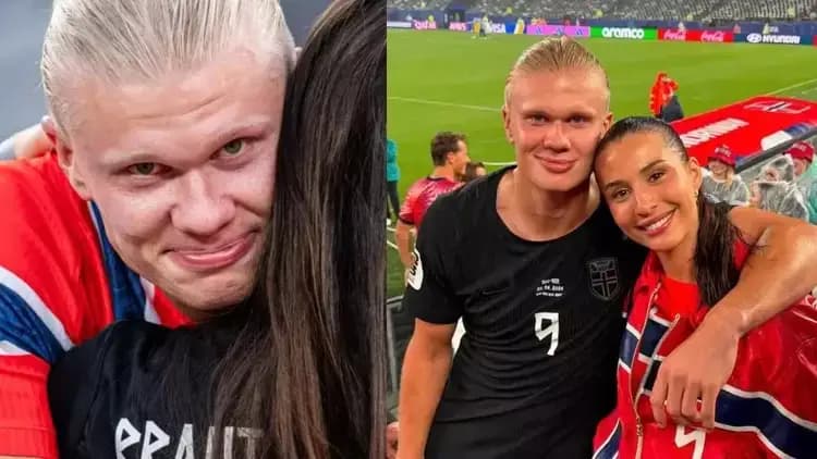 Esposa de Haaland recebe invasão de brasileiros após eliminação na Copa