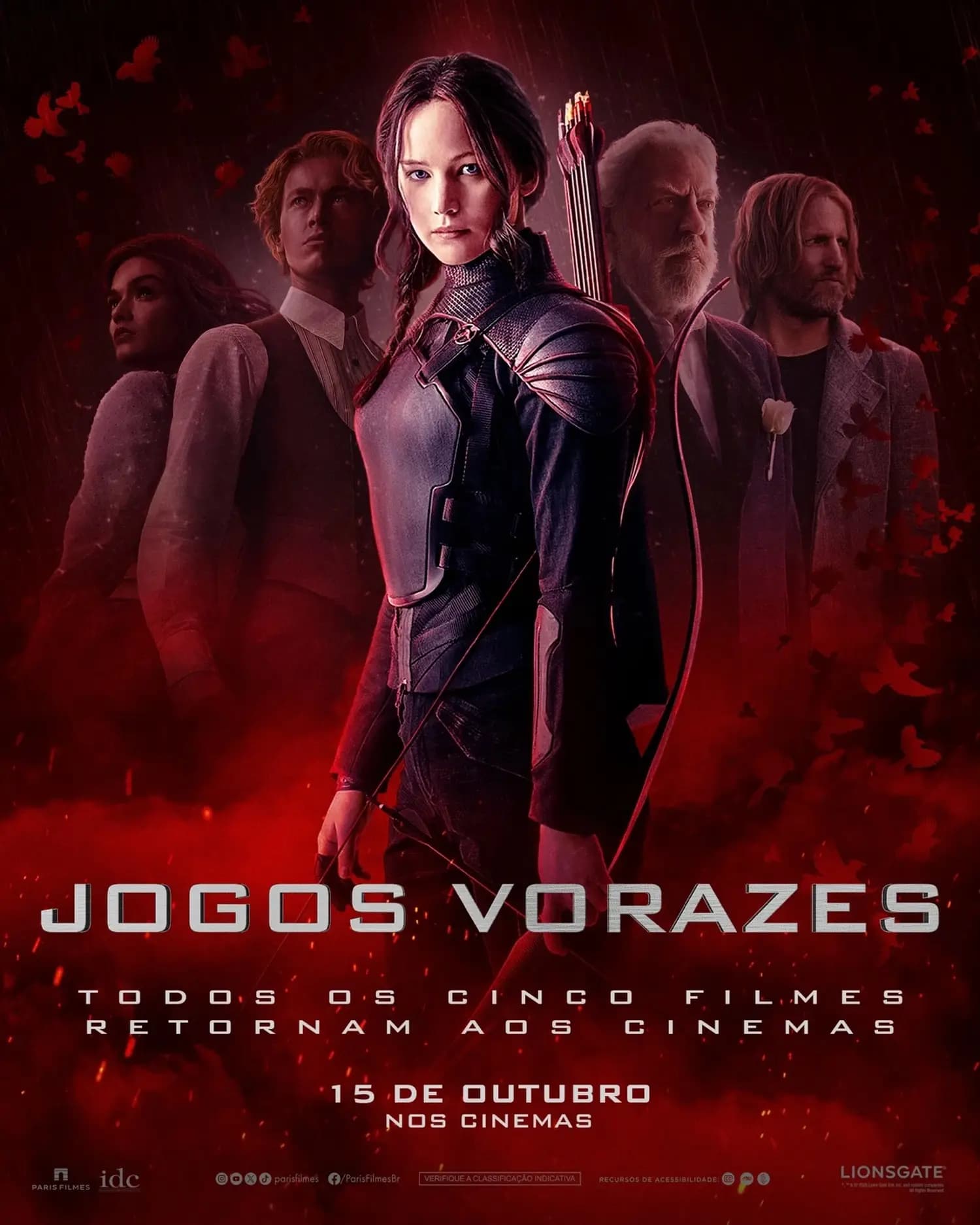 Jogos Vorazes: filmes voltam aos cinemas em outubro