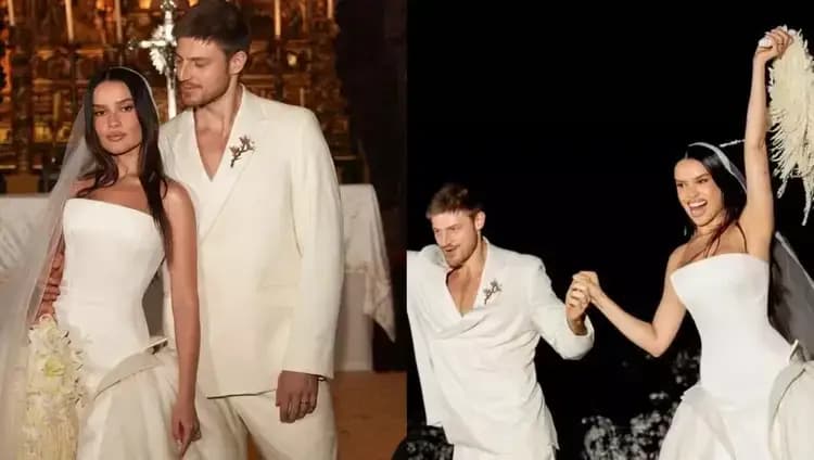 Casamento de Juliette tem vestido de garrafa PET, atraso e looks repetidos
