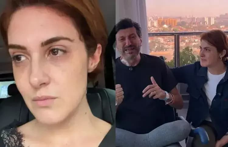 Viúva de Lito Sousa chora ao completar 7 dias sem o marido: 'Luto difícil'