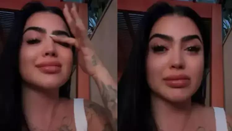MC Mirella chora após ter endereço vazado e cobra colegas do funk: 'Ódio'