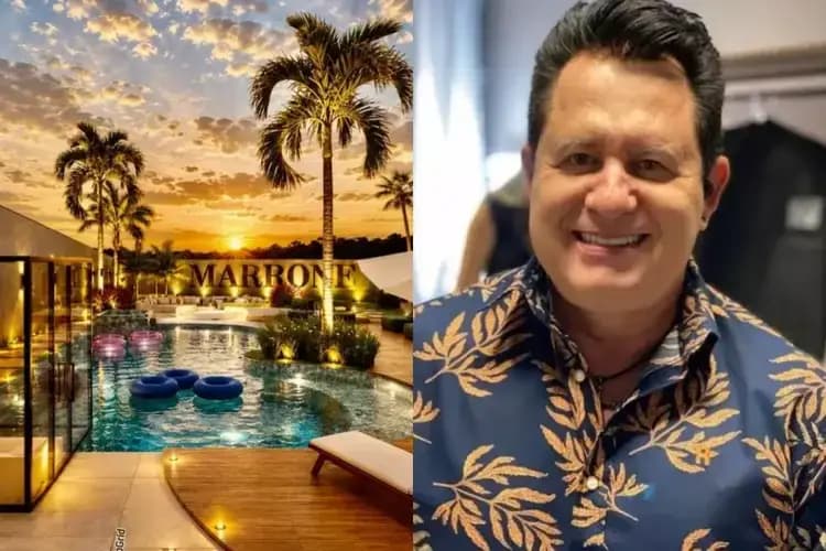 Marrone constrói mansão de luxo com cinema, estúdio e campo de futebol
