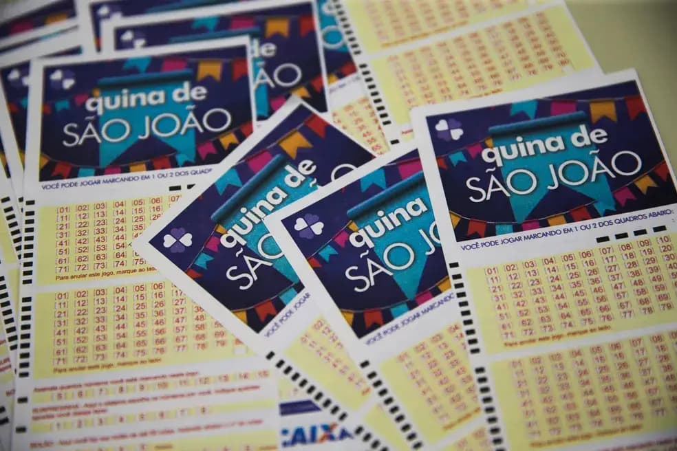 Sobre prêmio da Quina de São João 2026