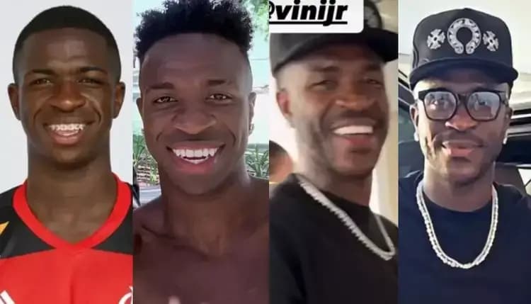 Antes e depois Vini Jr: suposta harmonização, barba, novo sorriso e mais