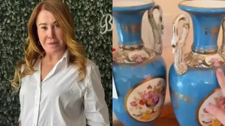 Zilu Godoi vende móveis e objetos de mansão; par de vasos custa R$ 4 mil