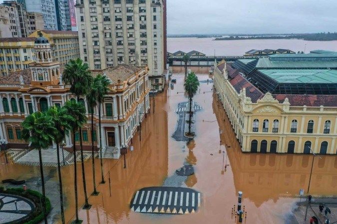 Intensidade das chuvas diminui, mas nível do Guaíba sobe e bate 5,21 metros