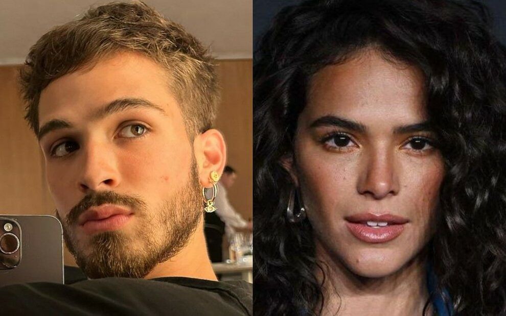 Bruna Marquezine e João Guilherme em clima de romance durante show de Imagine Dragons no Rock in Rio