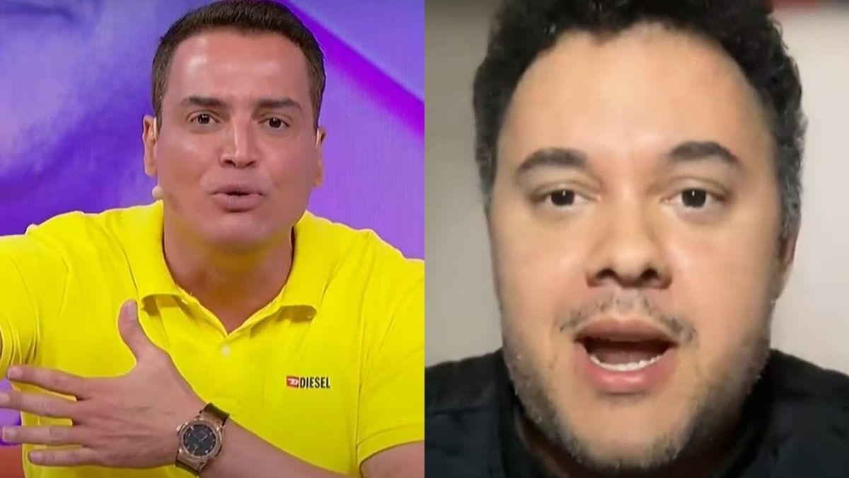 Leo Dias e Gui Santana batem boca ao vivo após humorista ridicularizar crianças