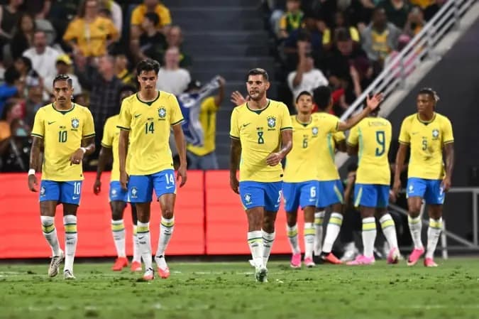 Brasil decepciona e evita derrota contra a Austrália no último lance