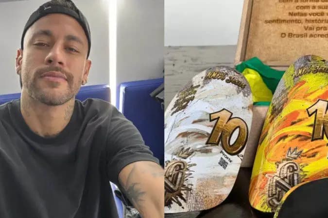 Caneleiras de Neymar para Copa do Mundo custam mais de R$ 7 mil cada par