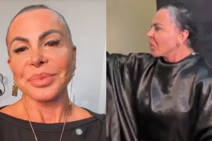 Gretchen surge de cabelo raspado e motivo da mudança no visual vem à tona