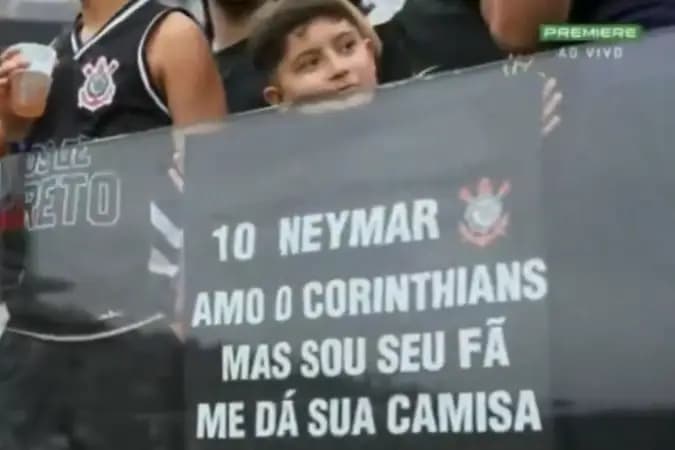 Neymar sai em defesa de torcedor mirim corintiano hostilizado em Itaquera