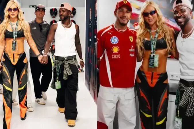 Virginia é criticada após usar look sensual na Fórmula 1