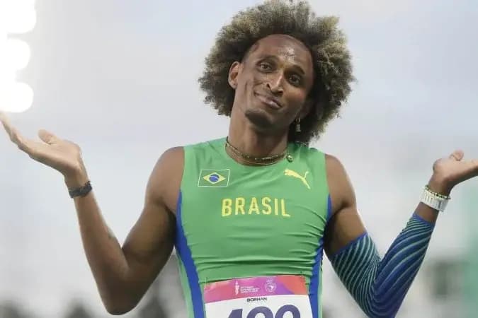 Alison dos Santos é ouro nos Jogos Sul-Americanos, mas não quebra recorde brasileiro