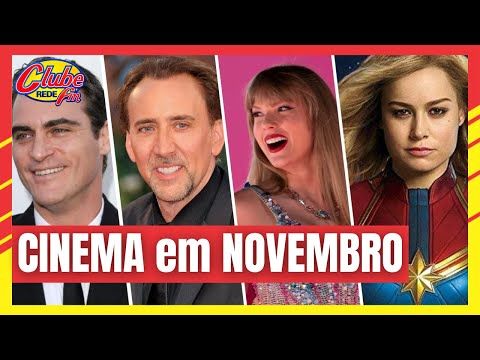 LANÇAMENTOS do CINEMA em NOVEMBRO!!!