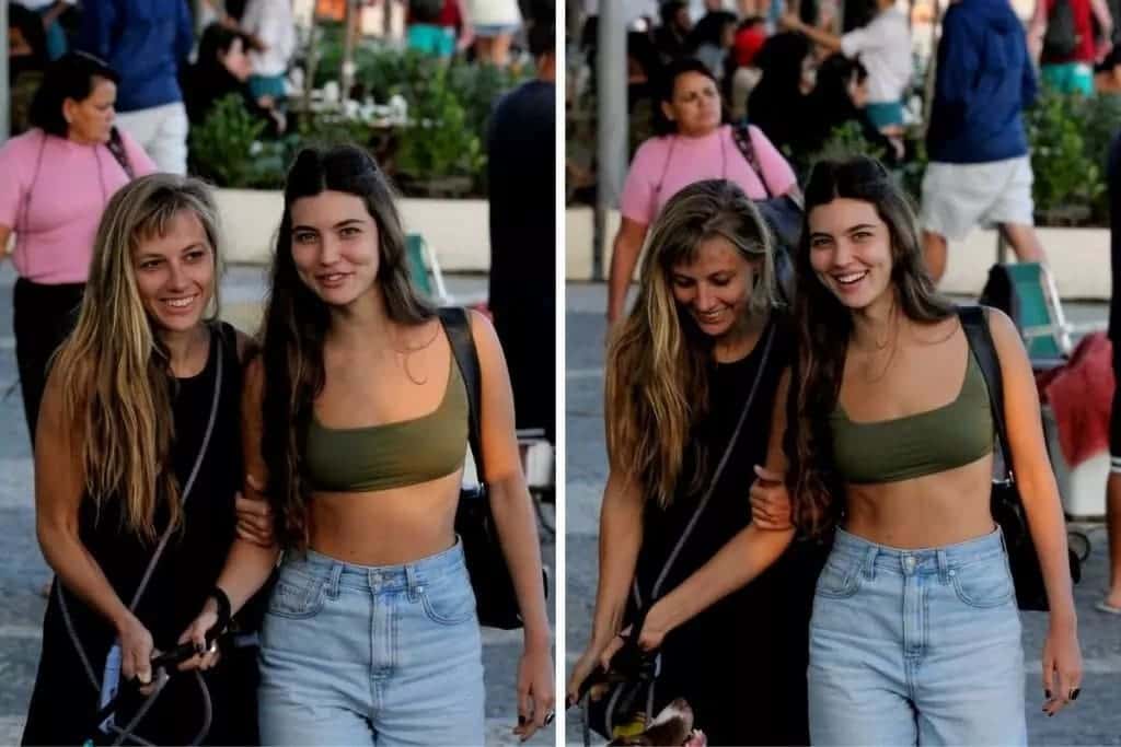 Paparazzo flagra Alanis Guillen em passeio com a namorada