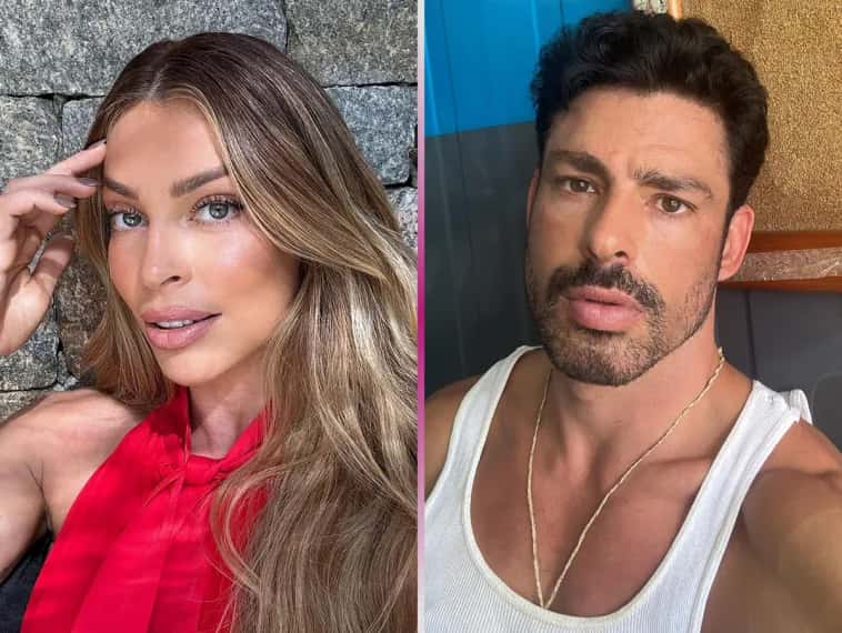 Grazi Massafera e Cauã Reymond posam em meio à natureza e web especula semelhança nos cenários
