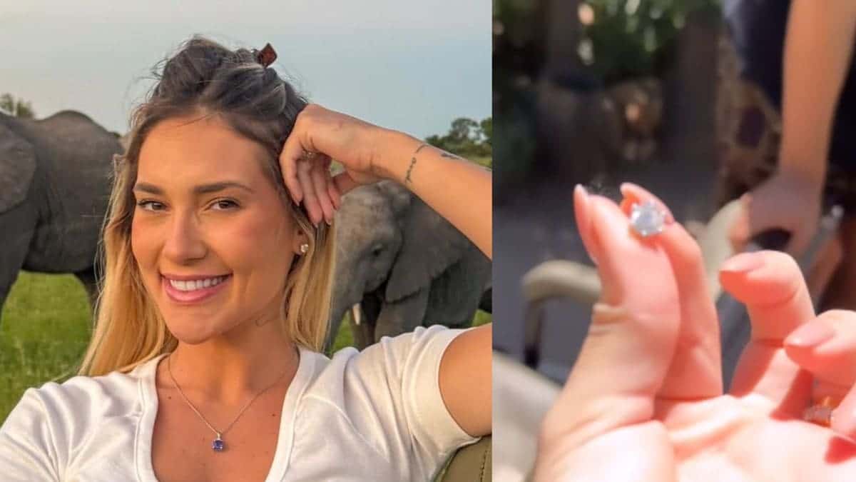 Virginia perde brinco de diamante em Safari na África