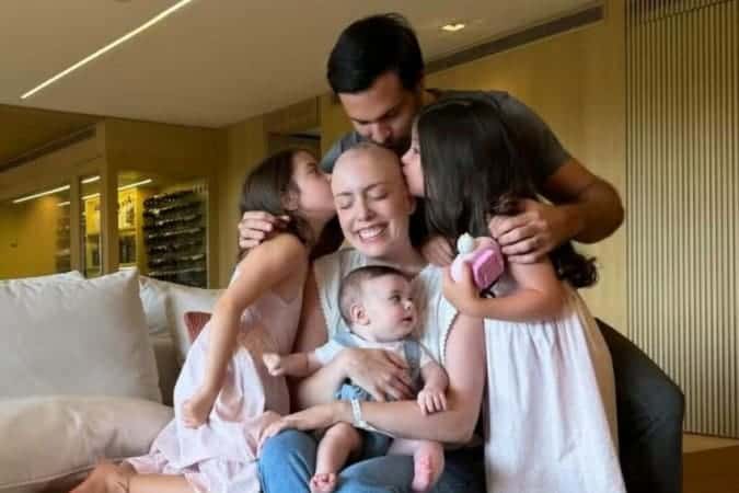 Com leucemia, Fabiana Justus desabafa: “Meus filhos me deram força”