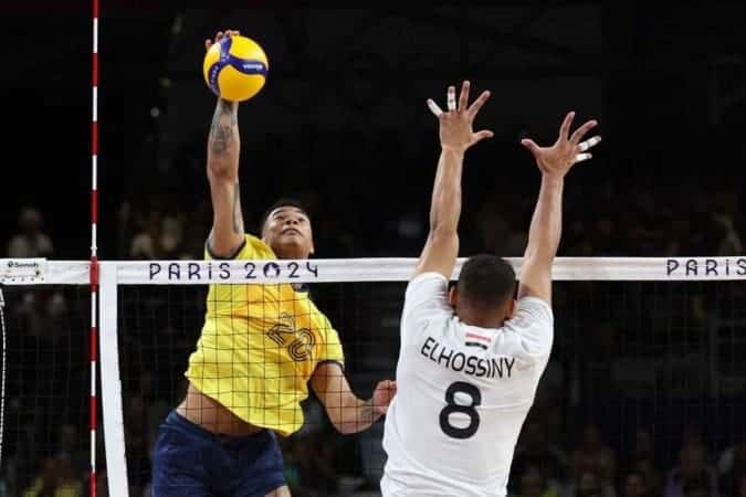 Vôlei: Brasil supera o Egito e se classifica às quartas de final