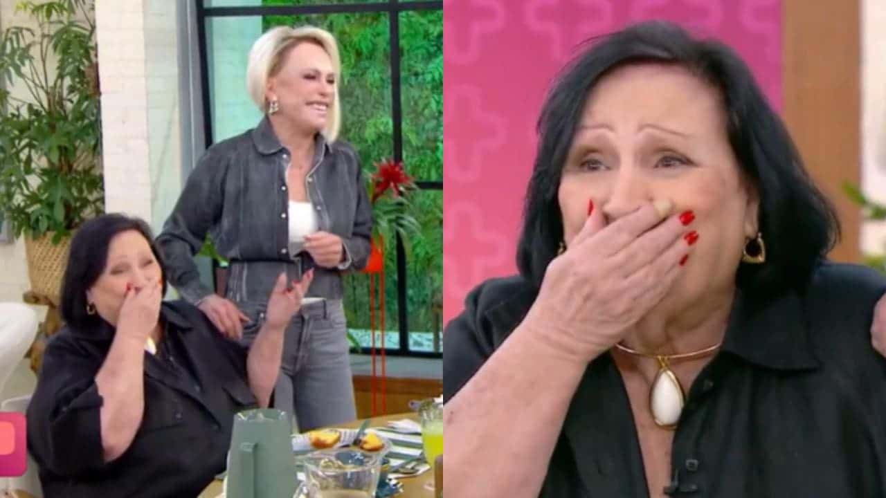 Ana Maria Braga faz elogio picante para Dona Déa ao vivo e viraliza
