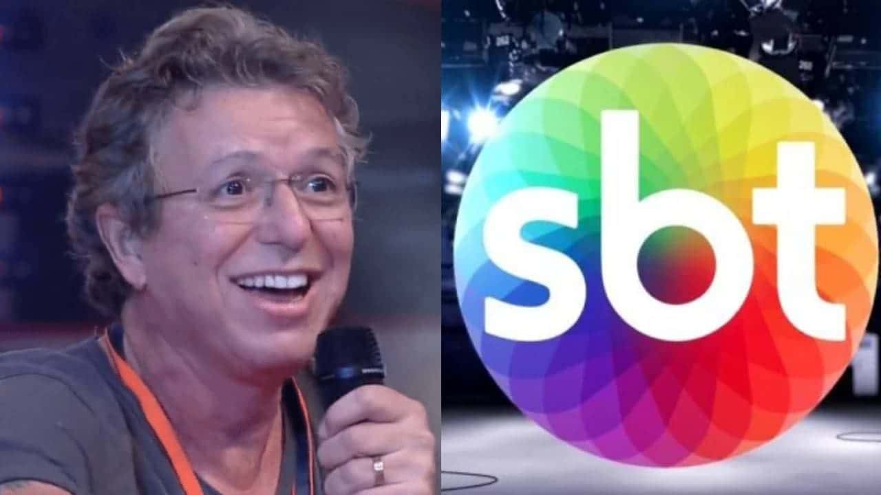 Boninho é visto circulando pelos corredores do SBT