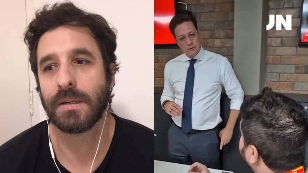 Rafinha Bastos faz chacota com chamada inusitada do ‘Jornal Nacional’