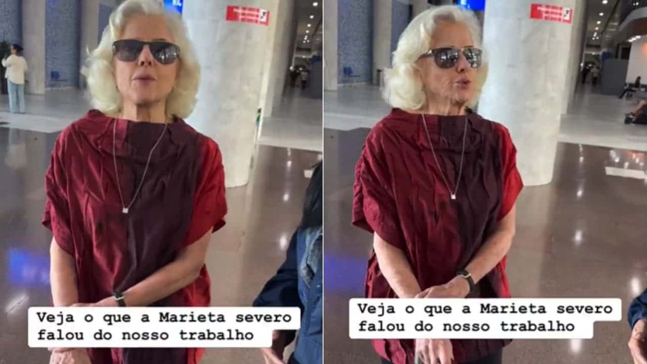 Reação de Marieta Severo ao ser abordada por populares vira assunto