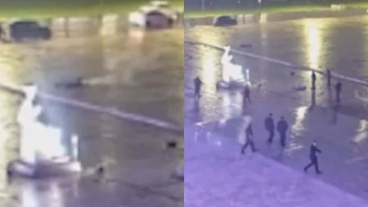 Vídeo mostra exato momento em que homem se explode em Brasília