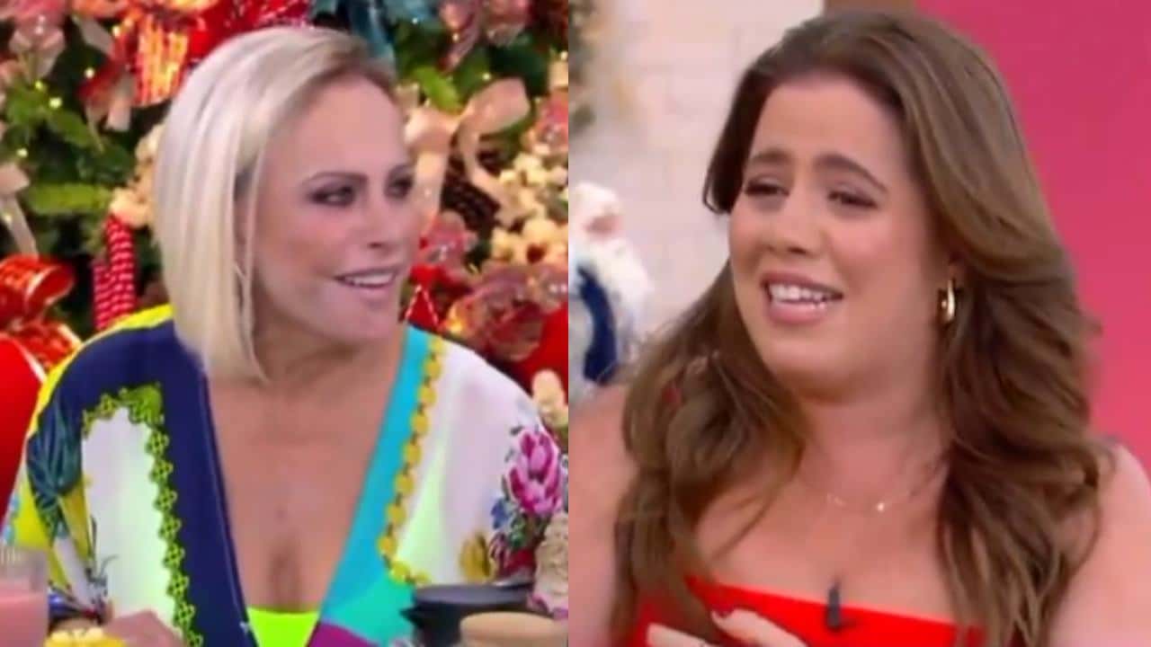 Ana Maria Braga dá patada em Tati Machado ao vivo