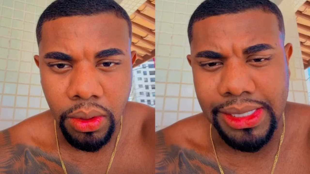 Davi Brito se revolta com pergunta e bate-boca com jornalista