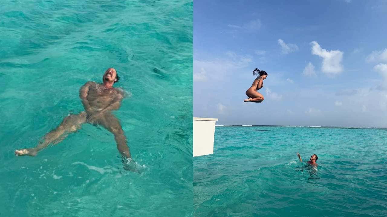 Fábio Porchat causa alvoroço com fotos nu ao lado da namorada