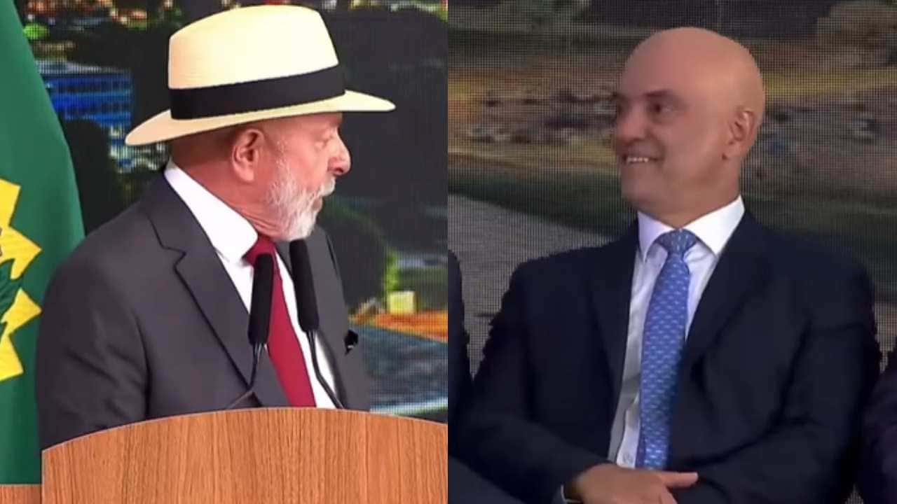 Lula quebra protocolo e manda recado inusitado para Alexandre de Moraes