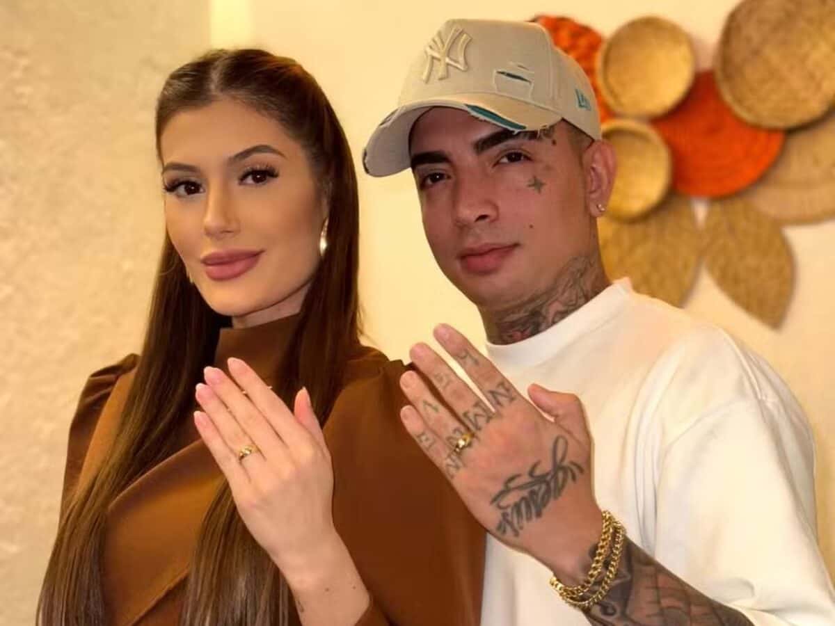 MC Guimê compartilha ensaio com a noiva após anúncio de gravidez: ‘Nosso amor se multiplicou’