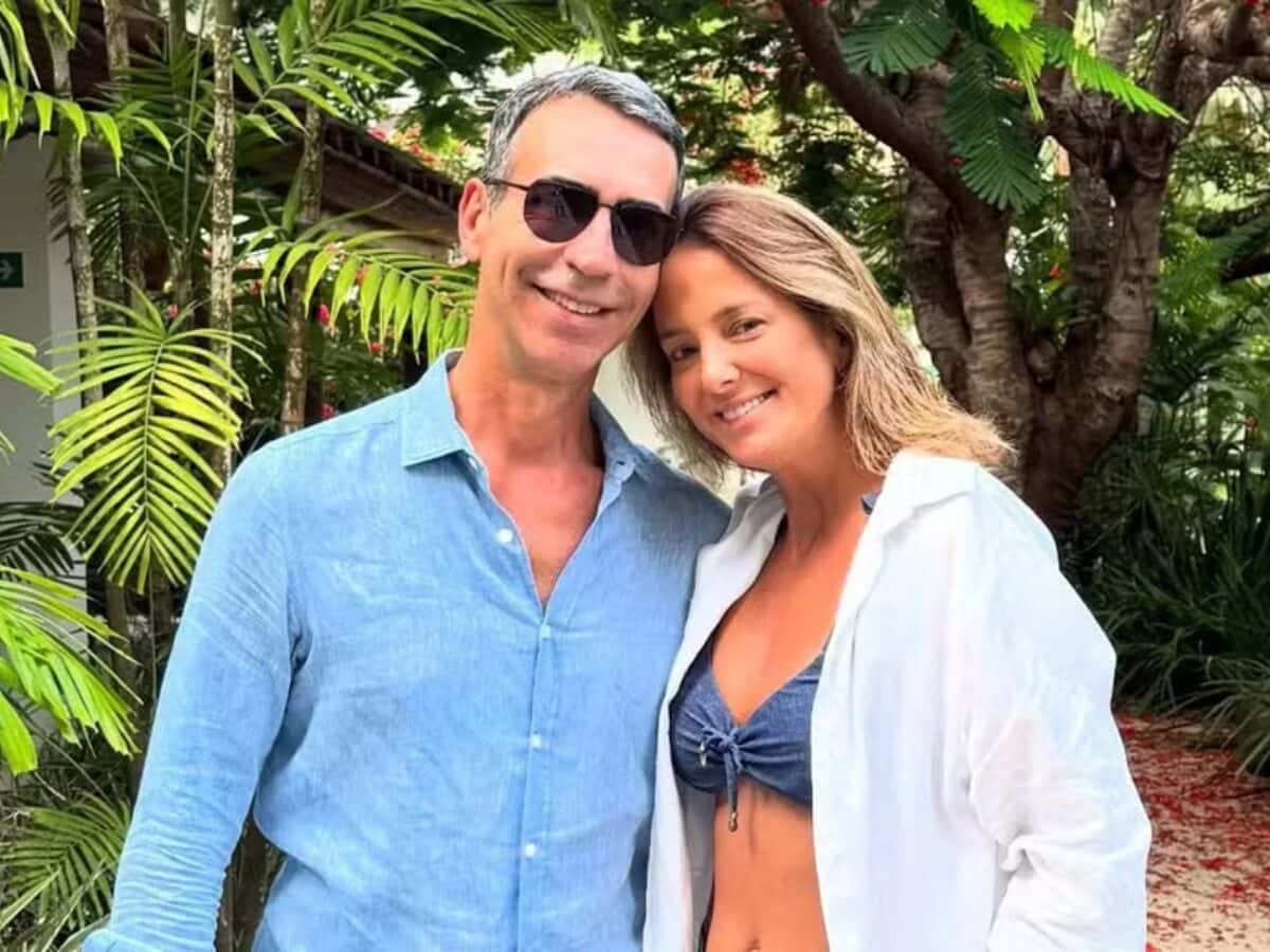 Ticiane Pinheiro desabafa sobre casamento com Cesar Tralli: ‘Não temos espaço para o ciúmes’