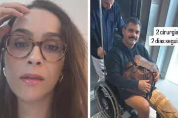 Letícia Cazarré mostra Juliano em hospital e atualiza estado de ator