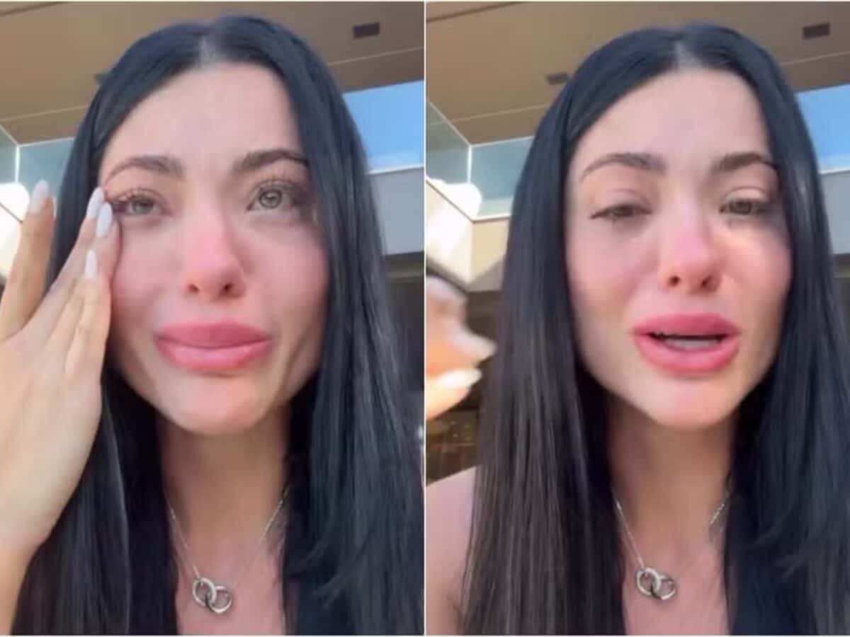 Namorada de Belo chora após polêmica com pai do seu filho: ‘Posso ter falhado’