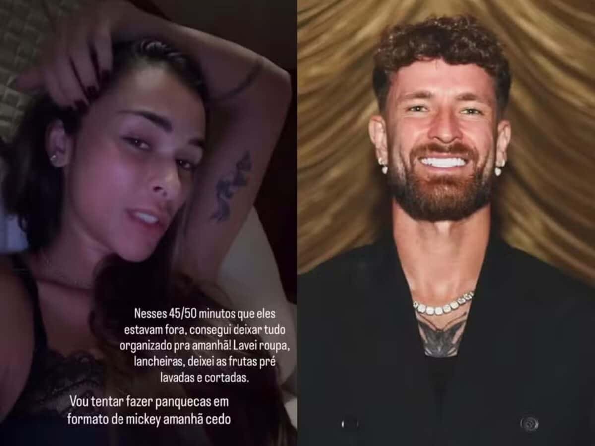 Tainá Castro se surpreende com gesto ‘raro’ de Léo Pereira na criação do filho
