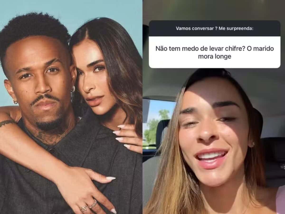 Tainá Castro avalia possibilidade de ‘levar chifre’ de Éder Militão