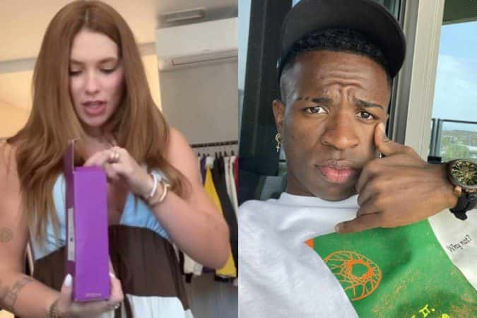 Virginia grava conteúdo em closet de Vini Jr. em Madrid