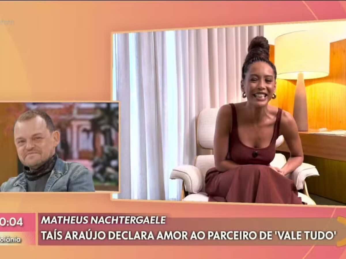 Taís Araujo revela planos de passar Ano Novo com Nachtergaele: ‘Não largo!’
