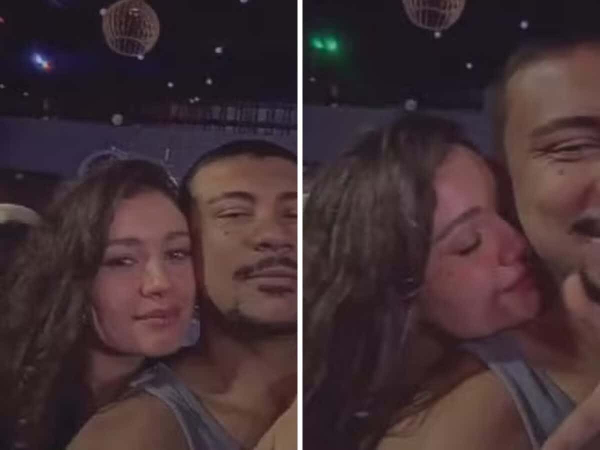 Xamã e Sophie Charlotte posam agarradinhos em samba com elenco de nova trama no Rio