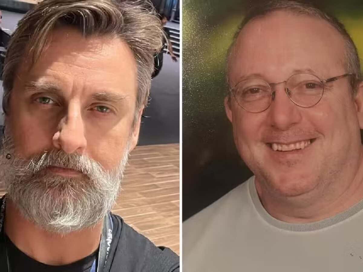 Ator André Dias lamenta morte do marido; famosos consolam